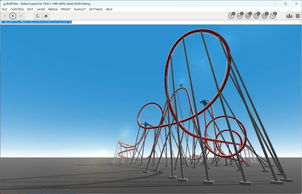 BluffTitler v16.6.0.6 3D文本动画效果制作工具 专业版  第1张