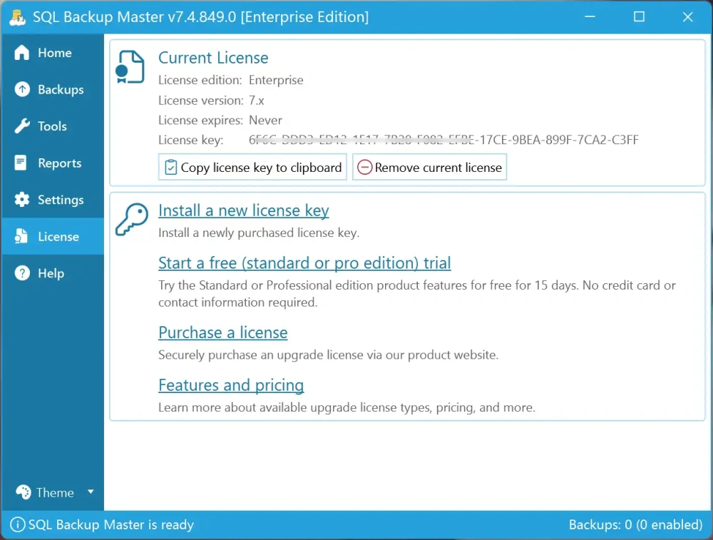 SQL Backup Master v7.4.8 数据库备份工具 专业版  第3张